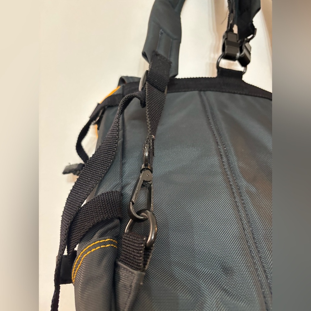 Kipling Hacker Gray/Yellow Laptop Computer Backpa… - image 6